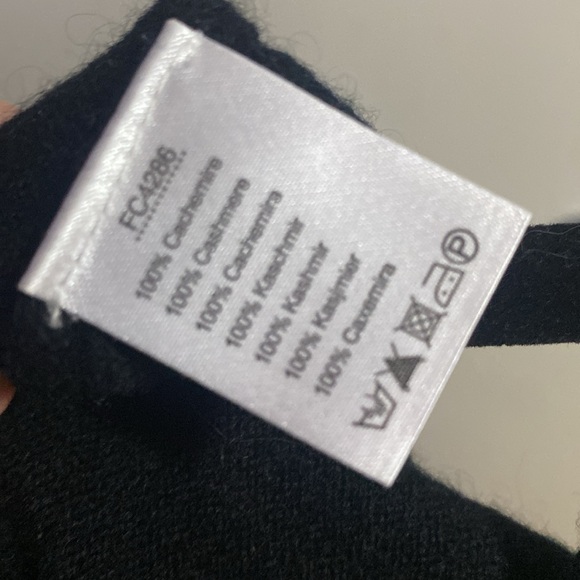 Cashmere Lacoste tie neck tank S ✨FIRM PRICE✨ - Picture 4 of 4